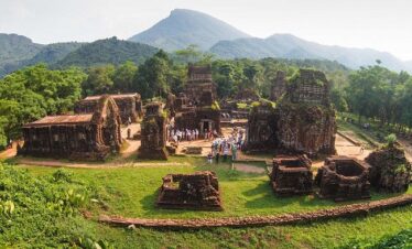 My Son Sanctuary is a UNESCO World Heritage Site located in the central coast of Vietnam, near Hoi An.